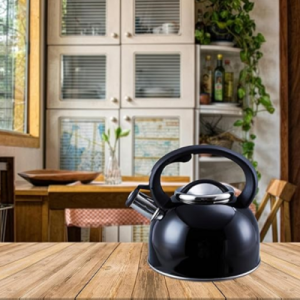 Liberty Leisure Black 2.5 Litre Whistling Kettle